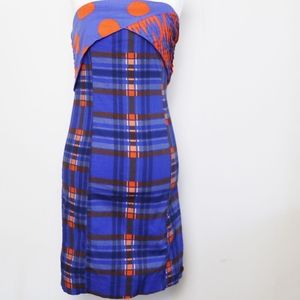 Mixed Print Colorful Dress